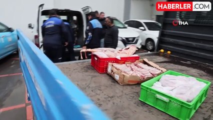Mersin'de Sağlıksız Taşınan 235 Kilo Et Ele Geçirildi