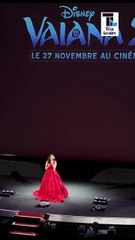 Cerise Calixte a chanté en live le nouveau titre de la bande originale de VAÏANA 2 !