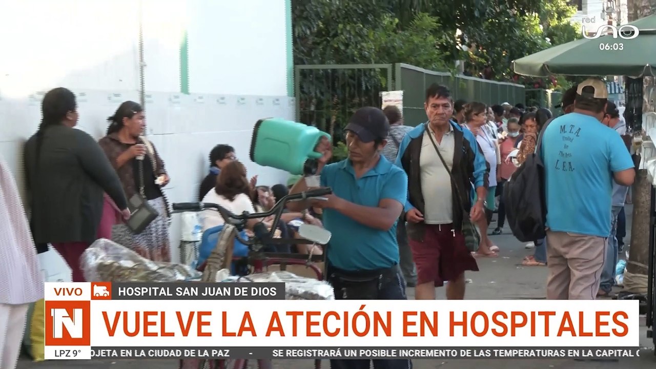 SCZ LARGAS FILAS EN HOSPITALES