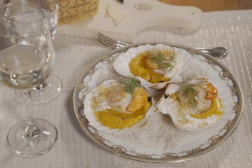 Saint-jacques au crémeux de potimarron & chapelure gourmande au Grana Padano