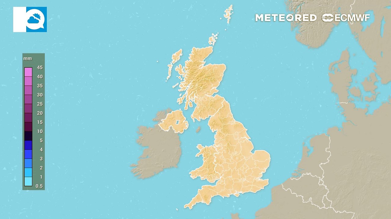 UK Weather: A drier interlude for many before further rain is expected mid week.