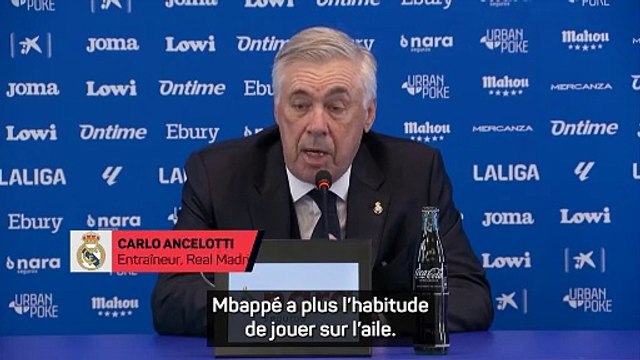 Ancelotti : Mbappé a fait du très bon travail