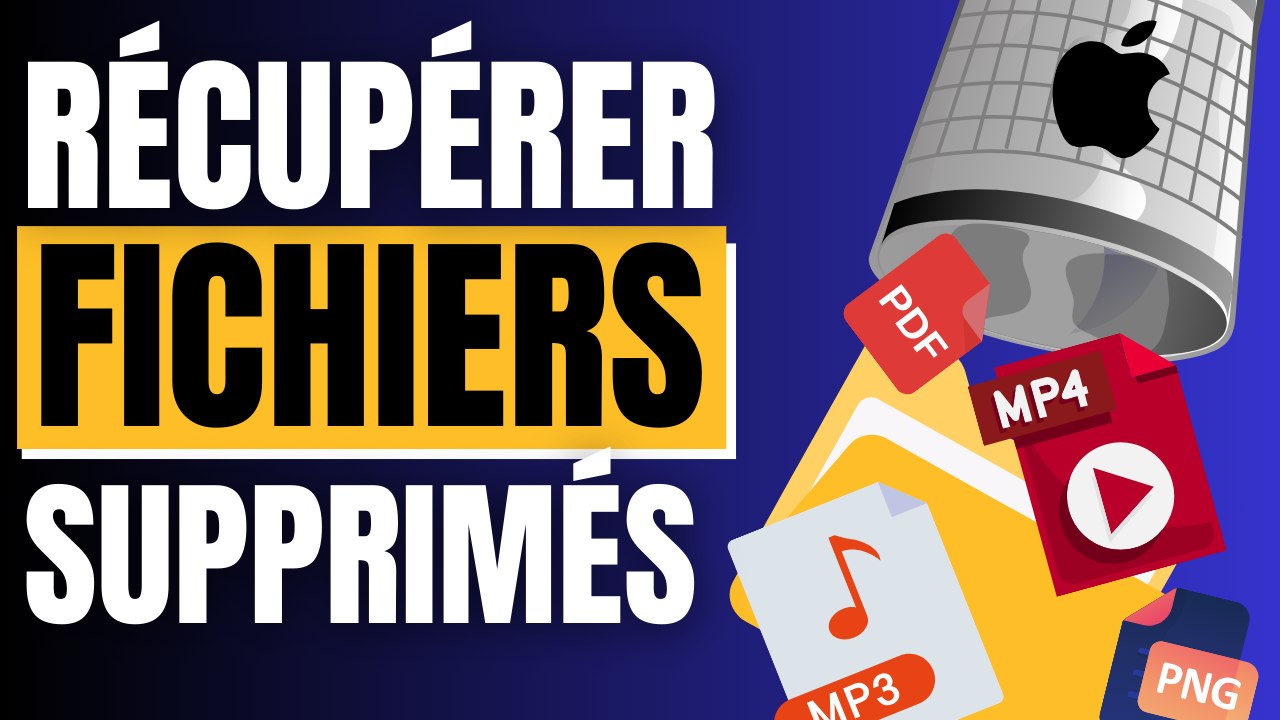 RÉCUPÉRER des FICHIERS Supprimés sur MAC