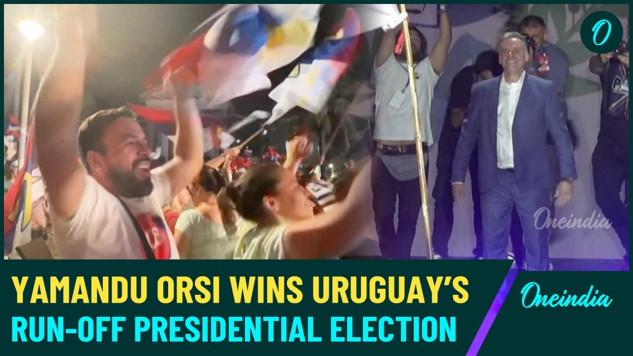 HL: Uruguay Election Results: Supporters 'euphoric' as School Teacher Leftist Yamandu Orsi's win BIG