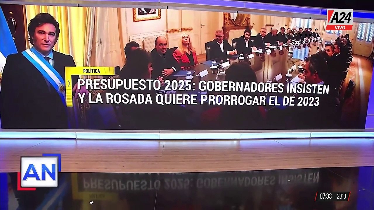 Javier Milei abre negociaciones por el presupuesto 2025 bajo presión del FMI y gobernadores