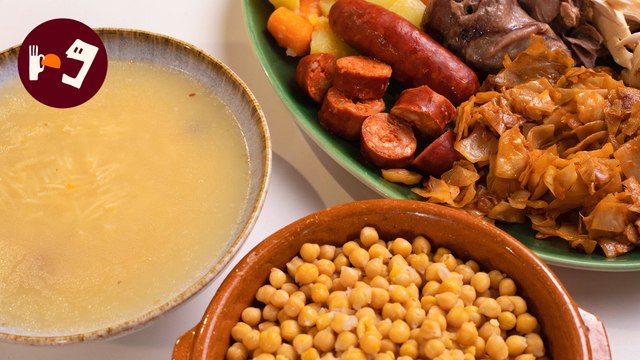 COCIDO madrileño con GARBANZOS: la receta estrella del invierno más FÁCIL y SABROSA