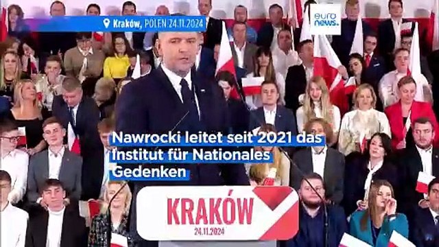 PiS-Partei wählt Historiker Nawrocki zum Präsidentschaftskandidaten