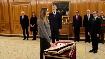 Aagesen promete ante Felipe VI su cargo de vicepresidenta y ministra de Transición Ecológica