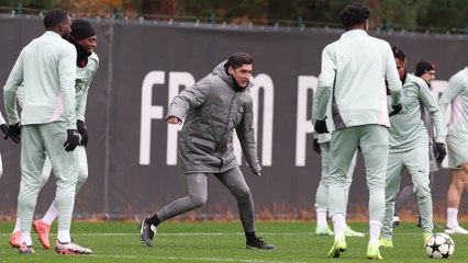 Vigilia europea a Milanello, l'allenamento dei rossoneri