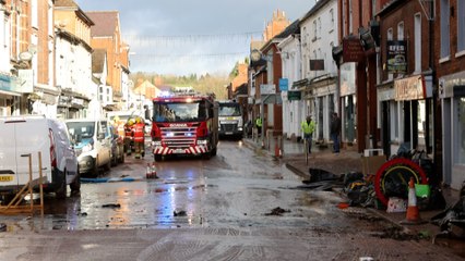 Clean-up operation begins in the UK after Storm Bert flooding