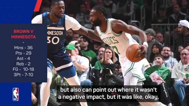 Brown 'setting the tone' for high-flying Celtics - Mazzulla