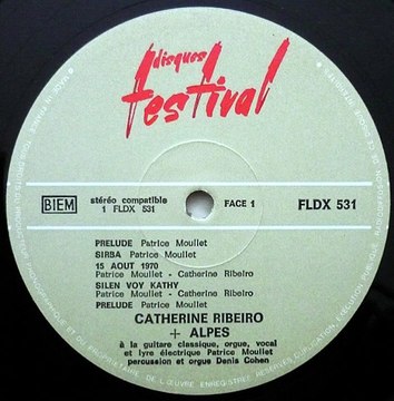 Catherine Ribeiro + Alpes – N°2 : Chanson, Prog Rock, Experimental