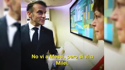 "No vi a Maradona": El video de Macron sobre su visita a Argentina