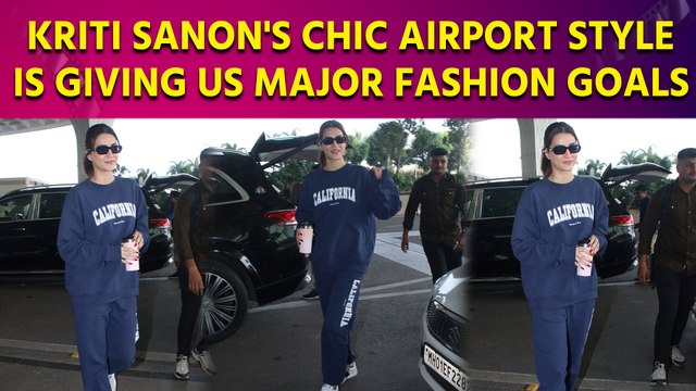 Kriti Sanon's Airport Look Will Make You Ditch Your Boring Travel Outfits Forever!