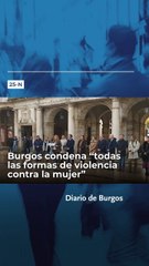 Burgos condena "todas las formas de violencia contra la mujer"
