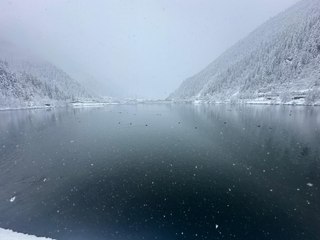 Beyaza bürünen Uzungöl ve Ayder'den enfes manzaralar