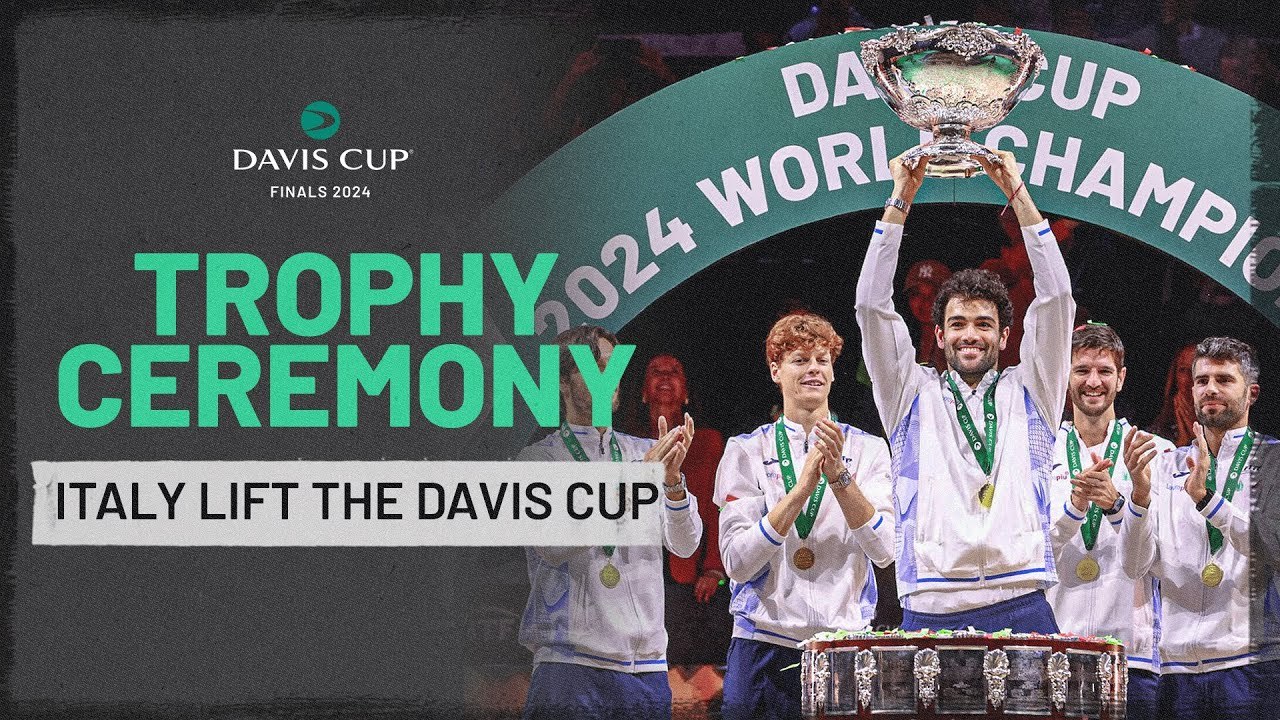 Italia gana la Copa Davis 2024: entrega de premios y celebraciones
