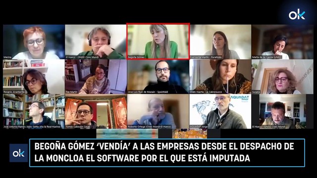 Begoña Gómez ‘vendía’ a las empresas desde el despacho de La Moncloa el software por el que está imputada