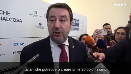 Salvini: "Non vorrei che qualcuno voglia fermare Bpm-Mps"