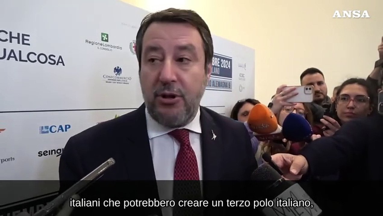 Salvini: "Non vorrei che qualcuno voglia fermare Bpm-Mps"