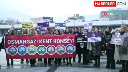 Osmangazi'de kadınlar, şiddete 'dur' dedi