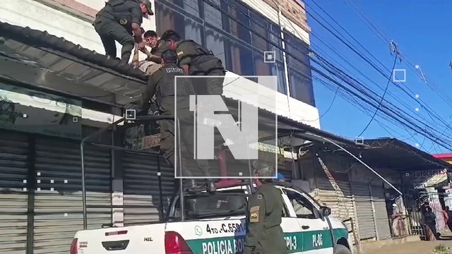 Capturan a una persona que intentó robar una entidad financiera.