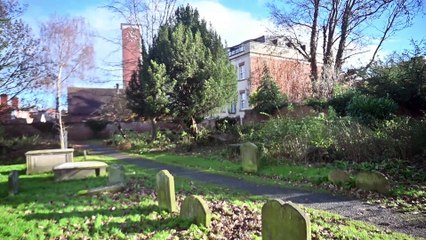 Scrooge's grave vandalised in Shrewsbury.