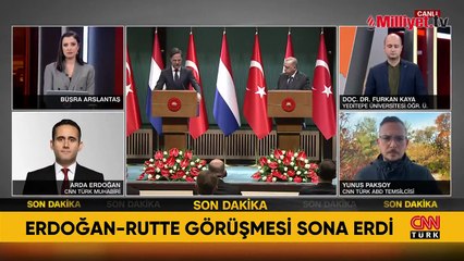 Cumhurbaşkanı Erdoğan, NATO Genel Sekreteri Rutte'yi kabul etti