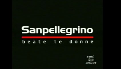 Pubblicità/Bumper anno 2002 Canale 5 - Sanpellegrino