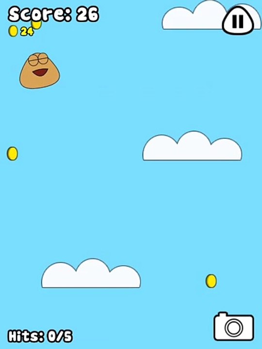 Pou Free Fall – Don’t Hit the Clouds!