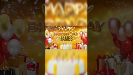 JAMES - Happy Birthday James #james