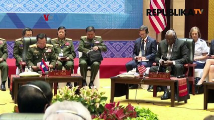 Menhan Negara ASEAN Lakukan Pertemuan Dengan AS dan Cina di Laos