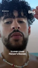 Bad Bunny on gender-fluid fashion