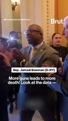 Heated exchange over gun violence