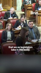 Transgender lawmaker censured from House floor