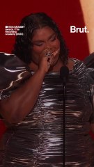 Lizzo thanks Beyoncé at the Grammys