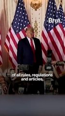Trump on terminating the Constitution