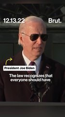 Biden signs Respect for Marriage Act