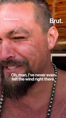 Jason Momoa shaves his head