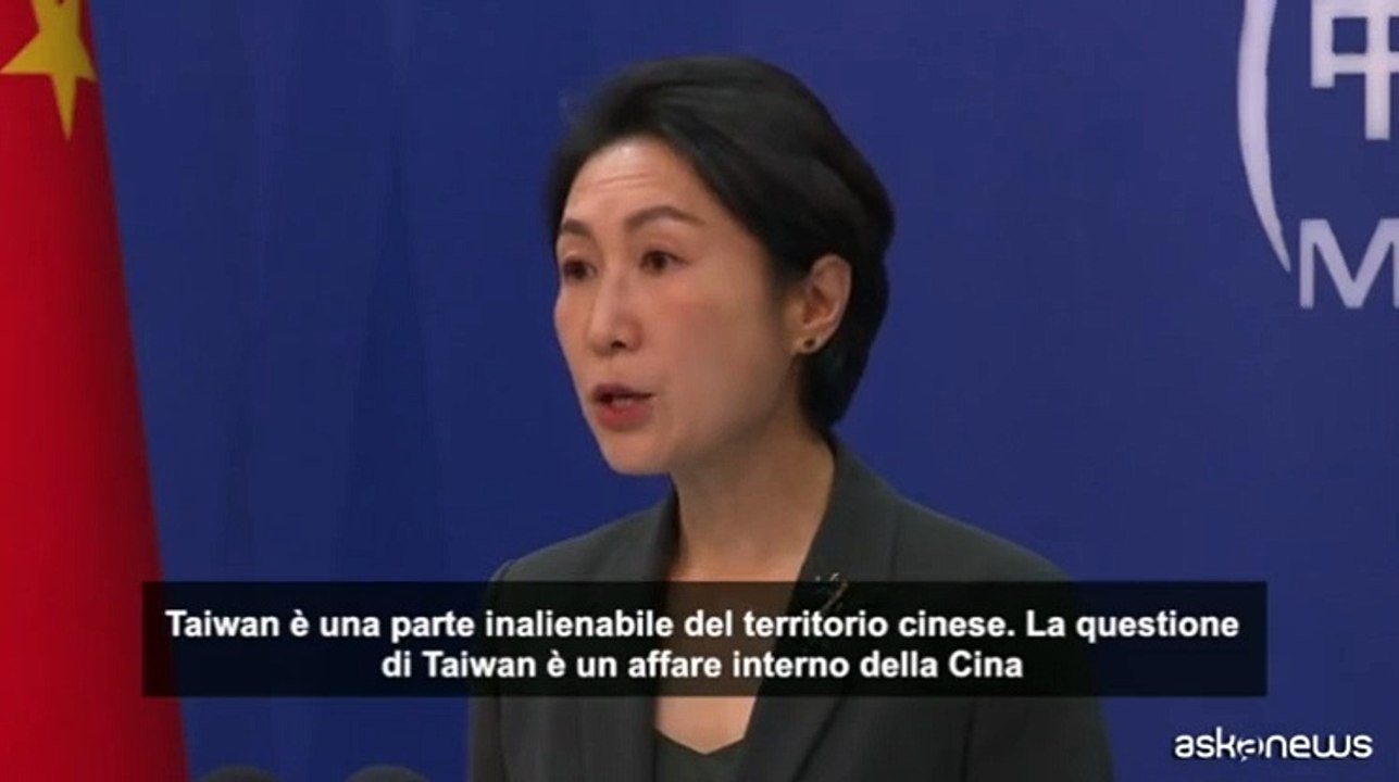 Cina: Taiwan pretesto Usa per rafforzare presenza militare nell'area
