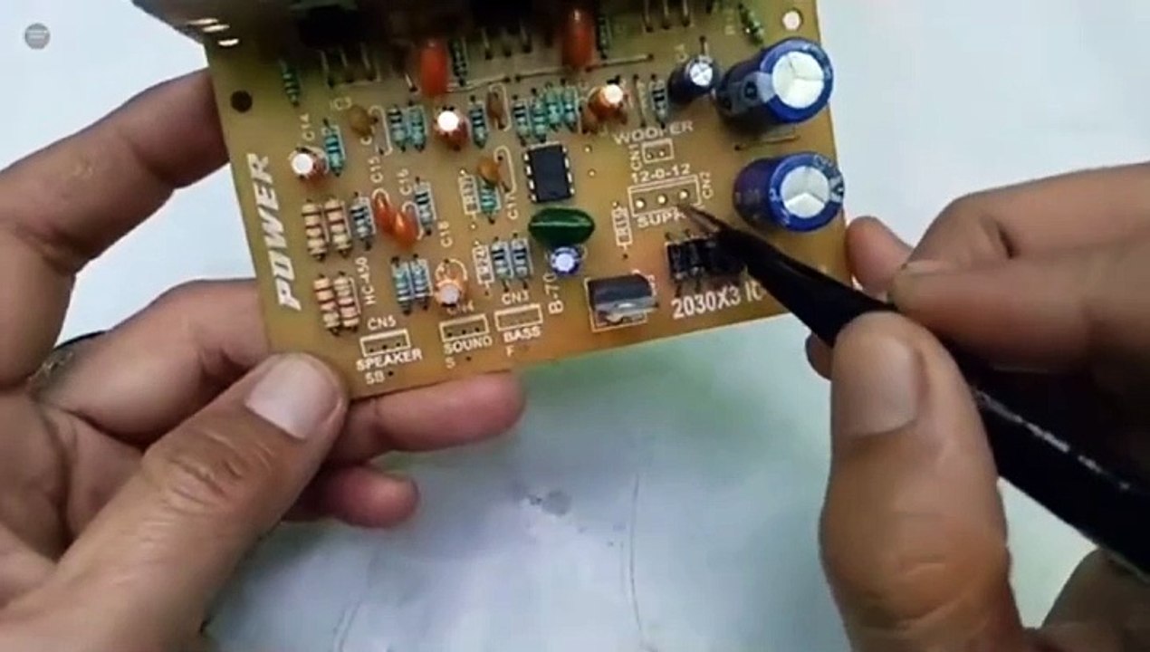 tda 2030 ic board | full wiring | tda2030 amplifier - video Dailymotion