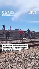 Amtrak train derailed