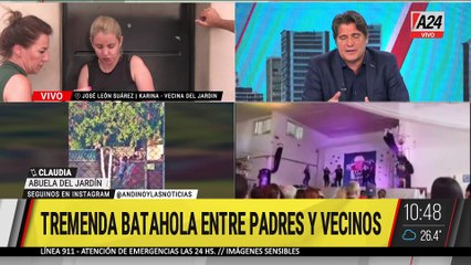 🚨  VERSIONES CRUZADAS ENTRE PADRES DE UN JARDÍN Y UNOS VECINOS A LOS QUE LOS MOLIERON A GOLPES