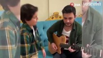 Şarkı söylerken kendinden geçiyor! Kendine hayran bırakan küçük Ahmet'in yeteneği...
