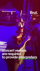 Singing heavy metal in sign language