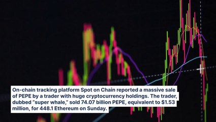 Influential Whale Cashes Out $2.7M Worth Of PEPE As Frog-Themed Crypto Takes U-Turn