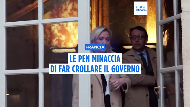 Francia, l'estrema destra minaccia di far cadere il governo per la bozza di bilancio