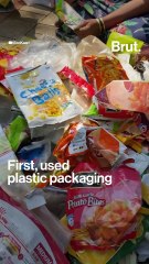 Watch how plastic wrappers were turned into trendy accessories