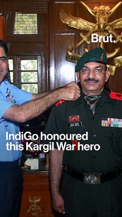 When IndiGo hosted a Kargil War hero
