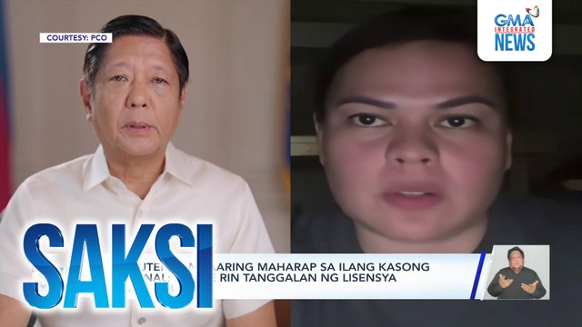 VP Duterte, handang harapin ang subpoena ng NBI; PNP-CIDG, sinimulan na rin ang kanilang imbestigasyon | Saksi